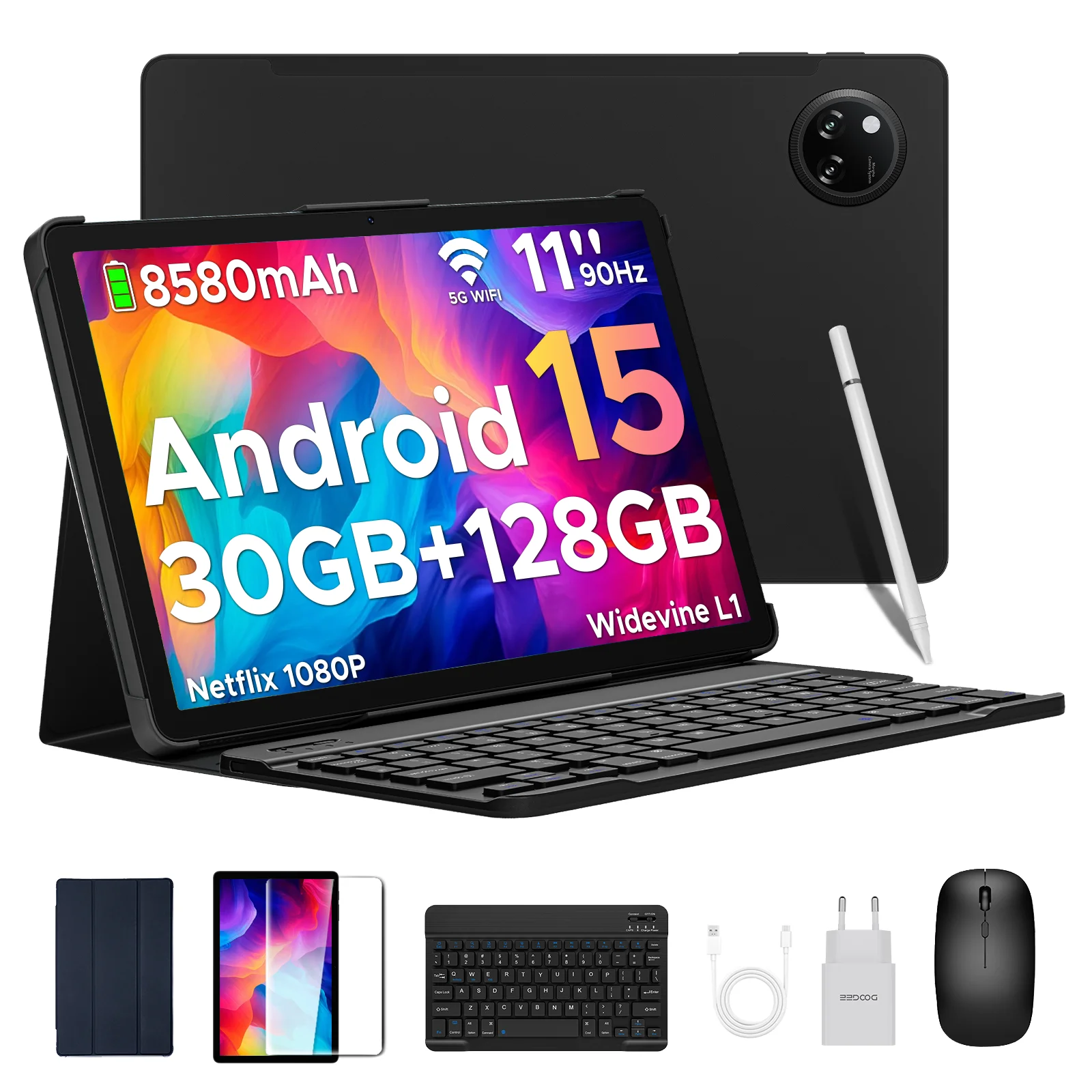 DOOGEE Tab A9 Pro+ Tablet PC Android 15 Dual Speakers 11'' Screen