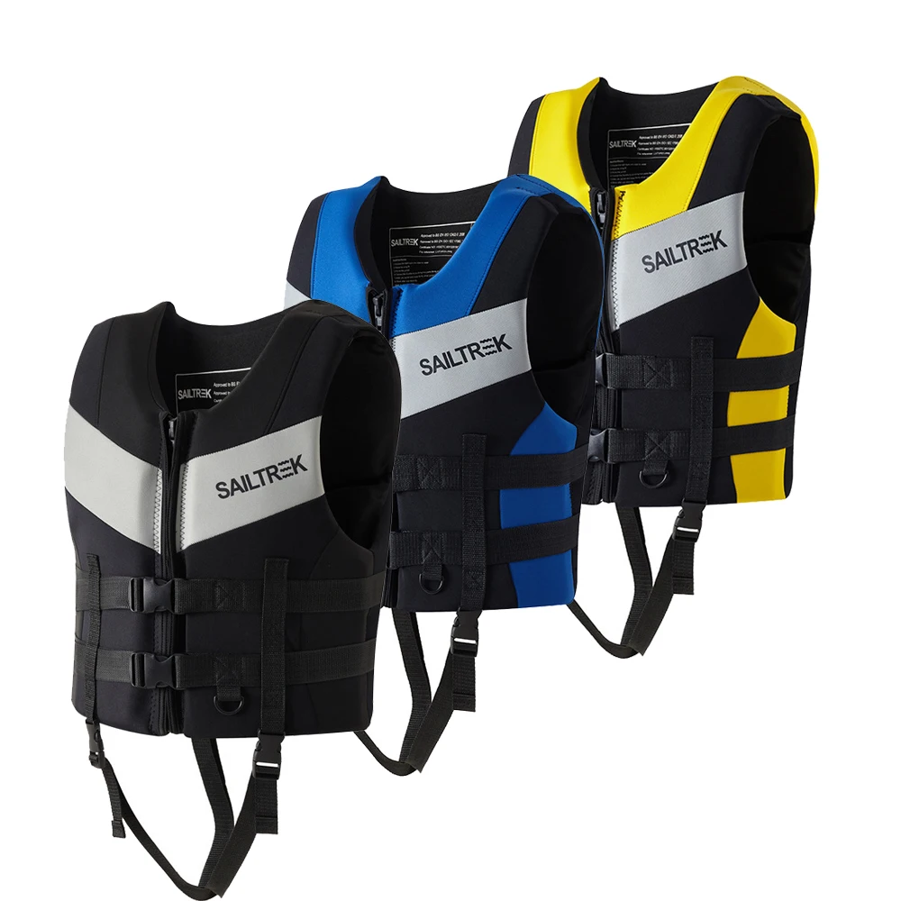 Adults Life Jacket Safety Life Vest Ski Vest Kayaking Boating Swimming Drifting 