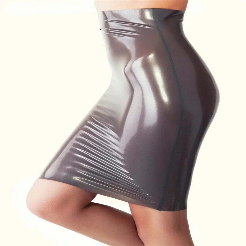 

High Waist Mid Dresses Latex Catsuit Rubber Gummi Party Wear Sexy Customize 0.4mm