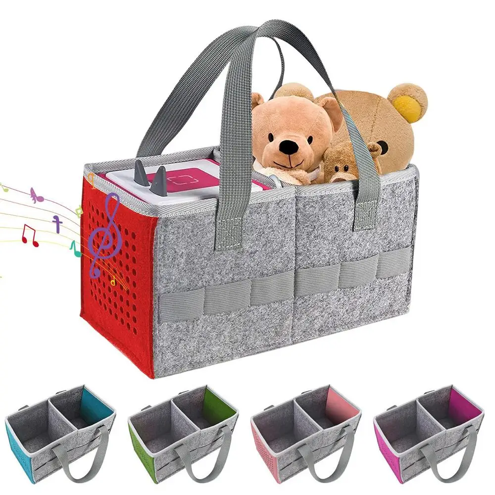 Description Picture 2 of itemAudio Storage Bag Portable Carrying Storage Bag Foldable Carrying Box for Toniebox Player Starter Speaker Accessories