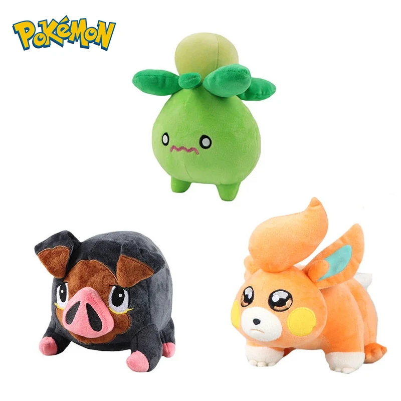 

20cm Pokemon Lechonk Pawmi Smoliv Plush Toy Anime Cartoon Game Character Kawaii Soft Stuffed Animal Pig Plush Toy For Kid Gift