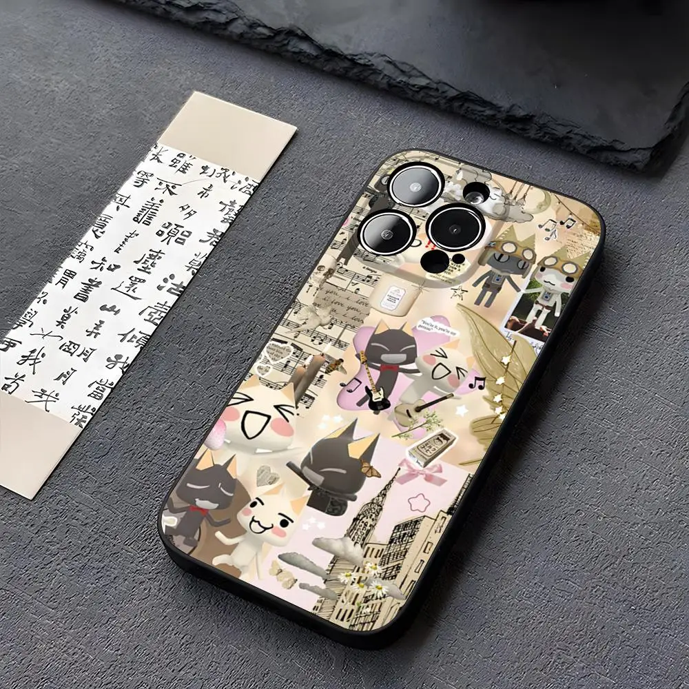 

Милый чехол для телефона INS с рисунком Торо и инородной кошки для iphone 14 13 11 15ProMax 12 Pro Xs Max Mini Xr X 7 8 6 6s Plus, чехлы