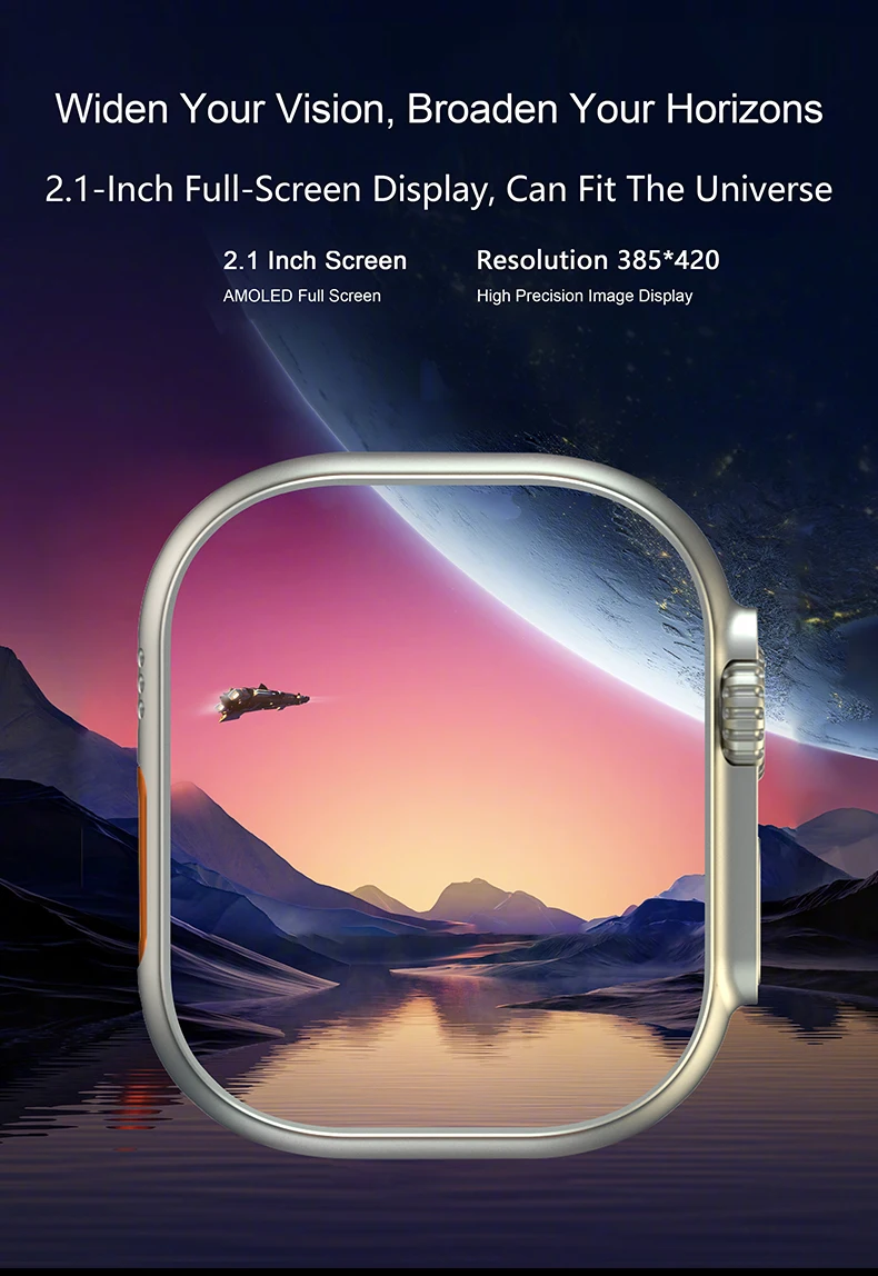 Apple Smart watch Master Copy AMOLED Display Ultra Max Compass Smart Watch Men Heart Rate