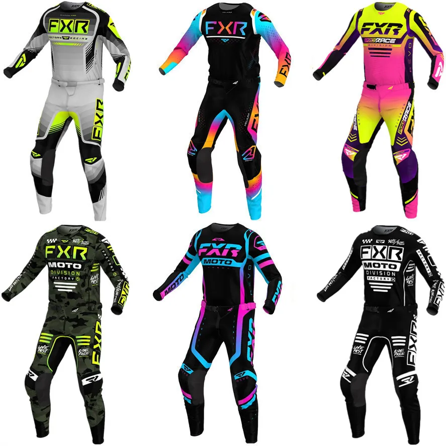 2024FXRMotocrossJerseySetGearSetHeliumDirtBikeClothingOff