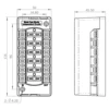 Mini Car Fuse Car Boat 6 Way Bracket Fuse 12v 24v Blade Modified Medium Fuse Box Terminal Block with LED Warning Light 2