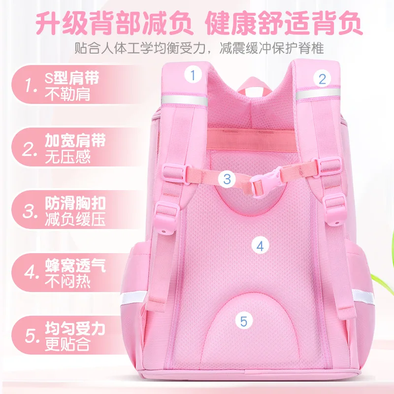 waterproof children School Bags boys Girls primary school Backpacks kids book bag Schoolbag Orthopedic Backpack mochila infantil 5