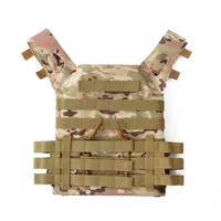 Nylon Tactical Vest Body Hunting Carrier Airsoft Lightweight Combat MOLLE Camo Military Army Training Vest CS Game Equipment 1