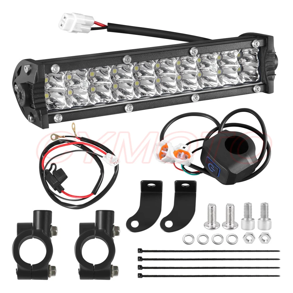 Kit Barra Luminosa Per Fari A Led Per Bici Da Cross Plug-N-Play Aggiornato Per Crf250F Crf110 Ttr110 Yzf450