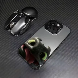 Charming Toothless Dragon Couple Matte Phone Case - Anti-Fall Protection for Redmi K60 Ultra 5G (CYB-21812CS25121A1)