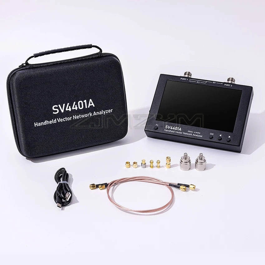 SV4401A 7 inch Touch LCD 50KHz~4.4GHz Vector Network Analyzer HF VHF UHF Antenna Analyzer Upgrade of NanoVNA VNA FCC CE 5