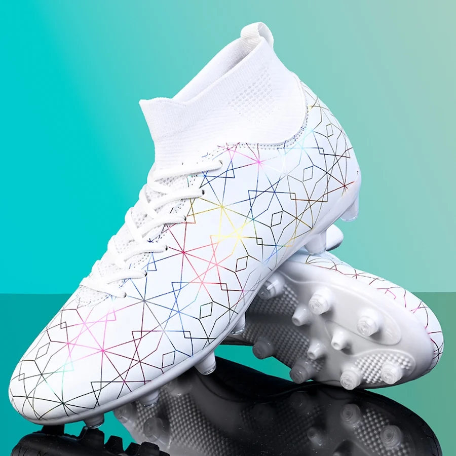 Neu Männer Professionelle Fußball Schuhe FG Training Fußball Stiefel Turnschuhe Lange Spikes Außen Bequeme_voghion.com