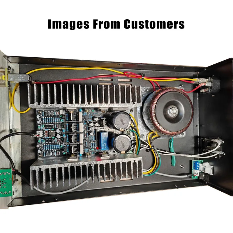 Hifi DIY 순수 포스트 전력 증폭기 완성 보드 NJW0281/NJW0302 삼극관 2SA1943/2SC5200 36V 연산 증폭기 서보 Moudle