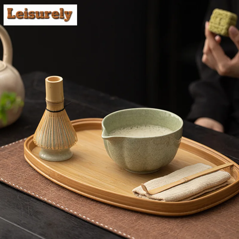 Matcha Green Imitation Song Matcha Tool Tea Set Accessories Matcha Bowl Tea Stand Tea Brush Tea Holding Hundred Drama Tea Points