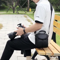Camera Case Bag for Canon EOS R100 R50 R10 R8 R7 R6 Camera Bag Travel DSLR Camera Shoulder Bag for Nikon Sony ZV DSC-RX Series 6
