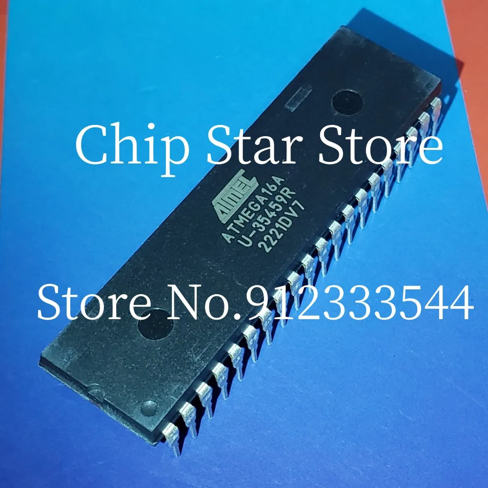 

2 шт./партия, Встроенный микроконтроллер MCU, 16 А ATMEGA16A-PU