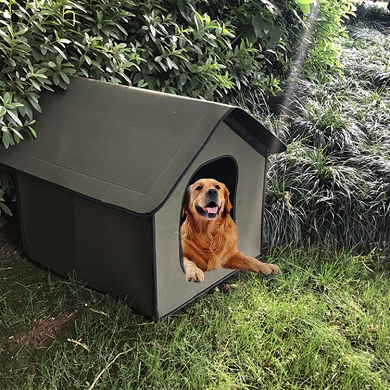 

Removable Cat House Dog Cage Foldable Dog Bed Outdoor Enclosed Warm Dog Kennel House for Dogs Cats Pet Supplies Waterproof