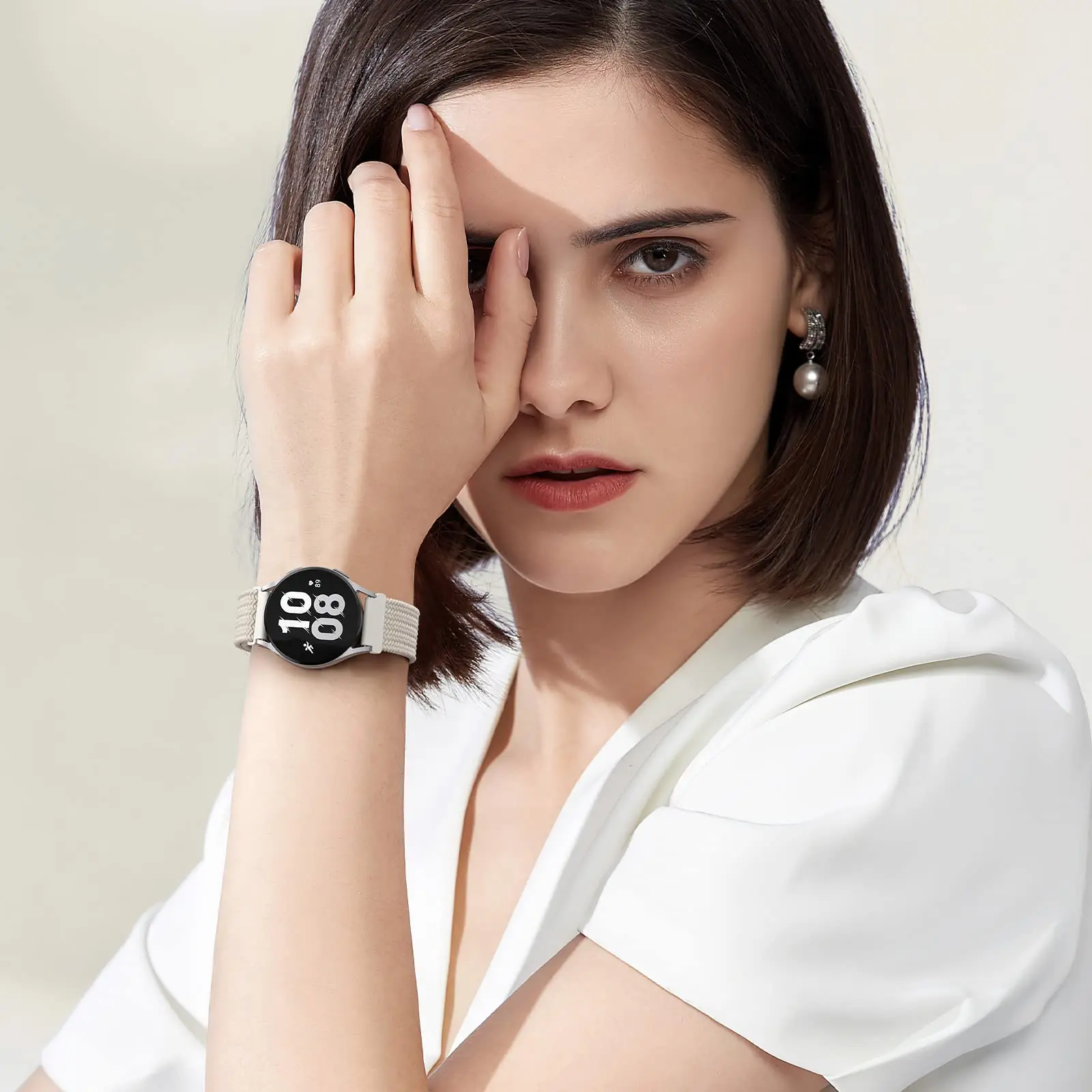 Elastic Braided Solo Watch Bracelet - 20mm Band