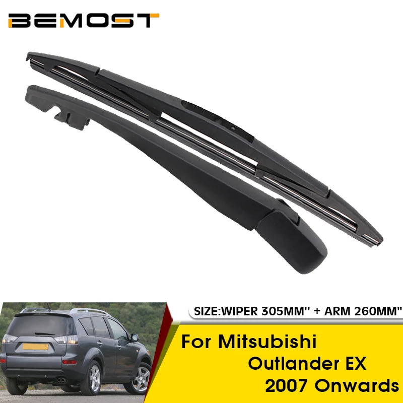 

Car Wiper For Mitsubishi Outlander EX 2007 Onwards Rear Back Windshield Windscreen Rear Wiper 305mm+Arm 260mm Car Accessories