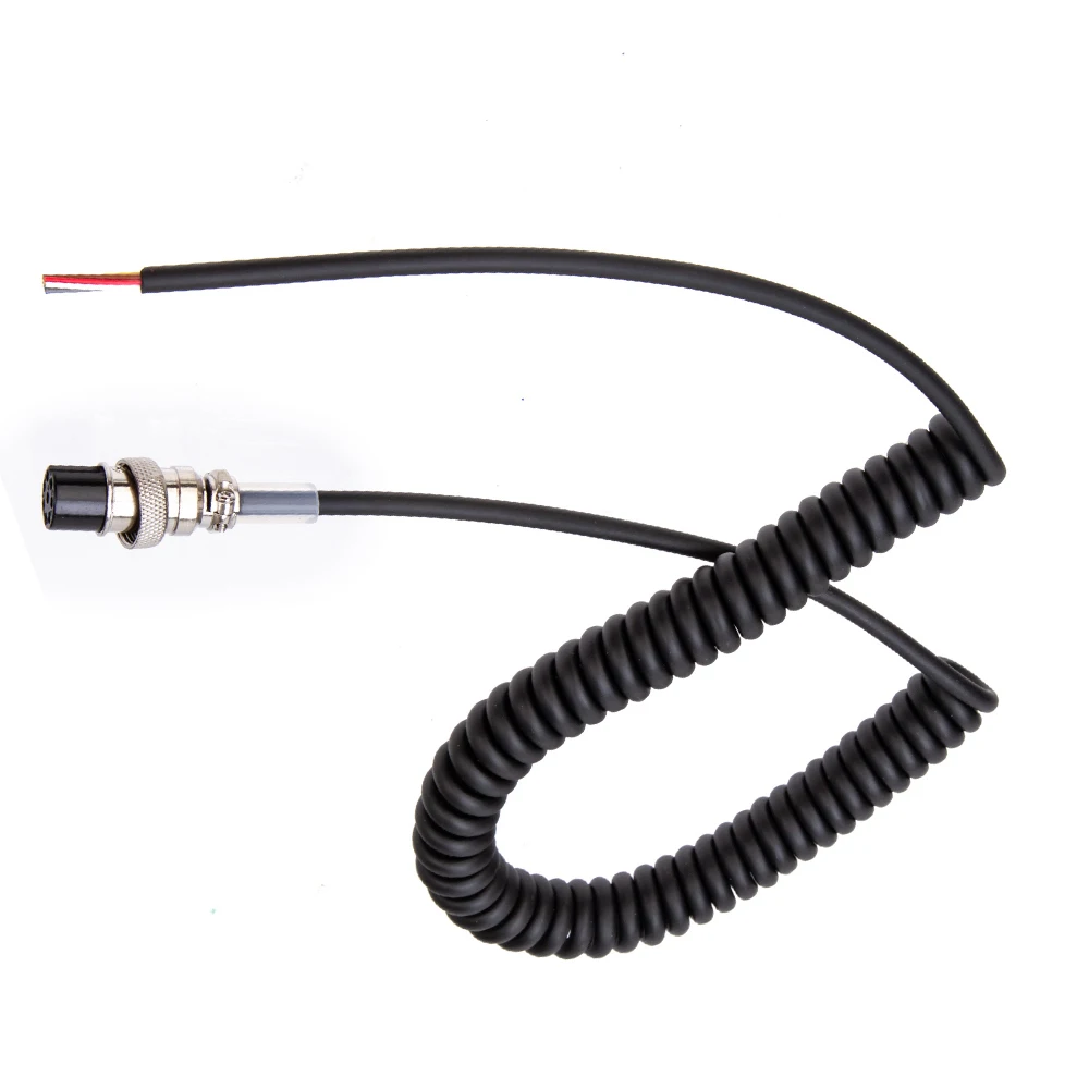 Handheld Speaker Mic Microphone Cable Cord 8Pin Generic Replacement for Alinco Radio EMS-57 EMS-53 DR635 DR620 DR435