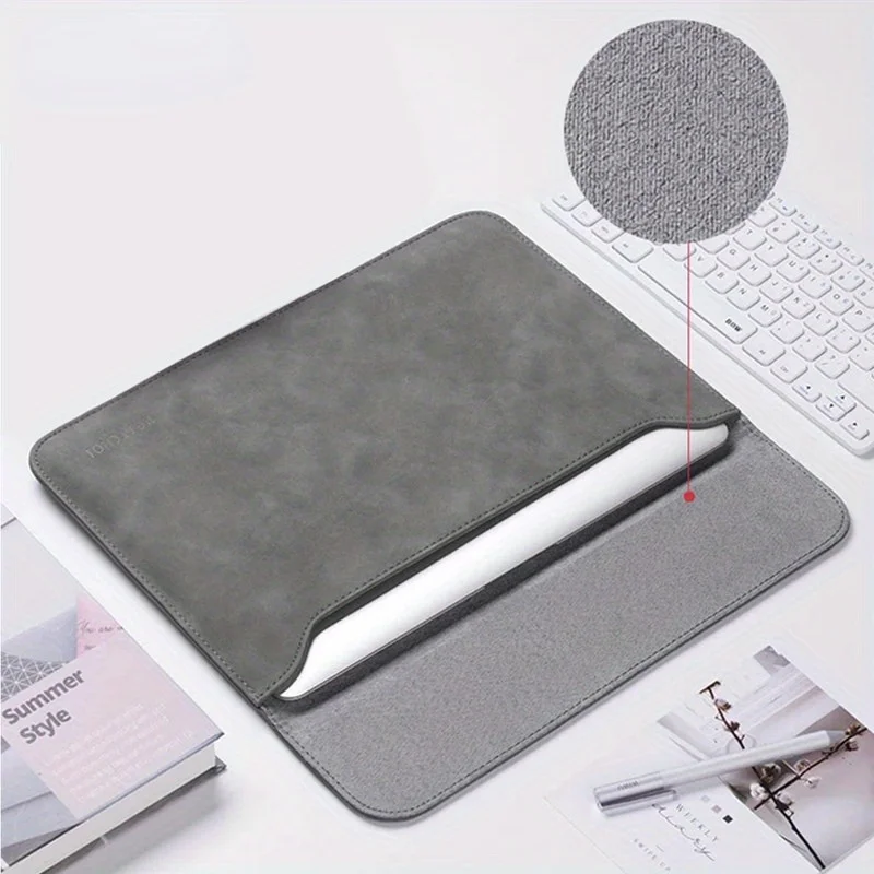 Notebook Laptop Laptop Bag Sleeve For Macbook Air 13 A2237 Air 15 Case M1 M2 M3 Pro 14 16 Inch PU Leather Cover