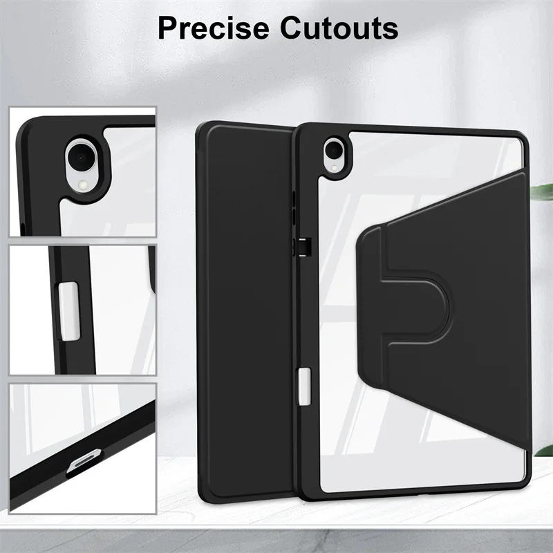 Acrylic Rotating Stand Tablet Case
