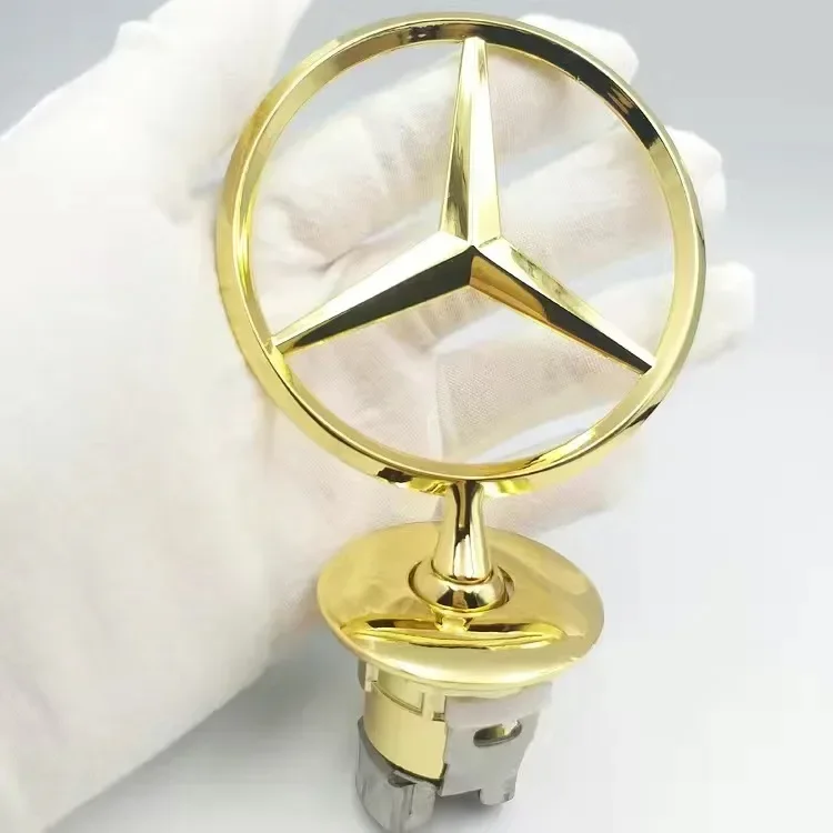 car logo Star Bonnet Badge For Benz C E S Class W204 W205 W212 W213 W211 W220 W222 W223