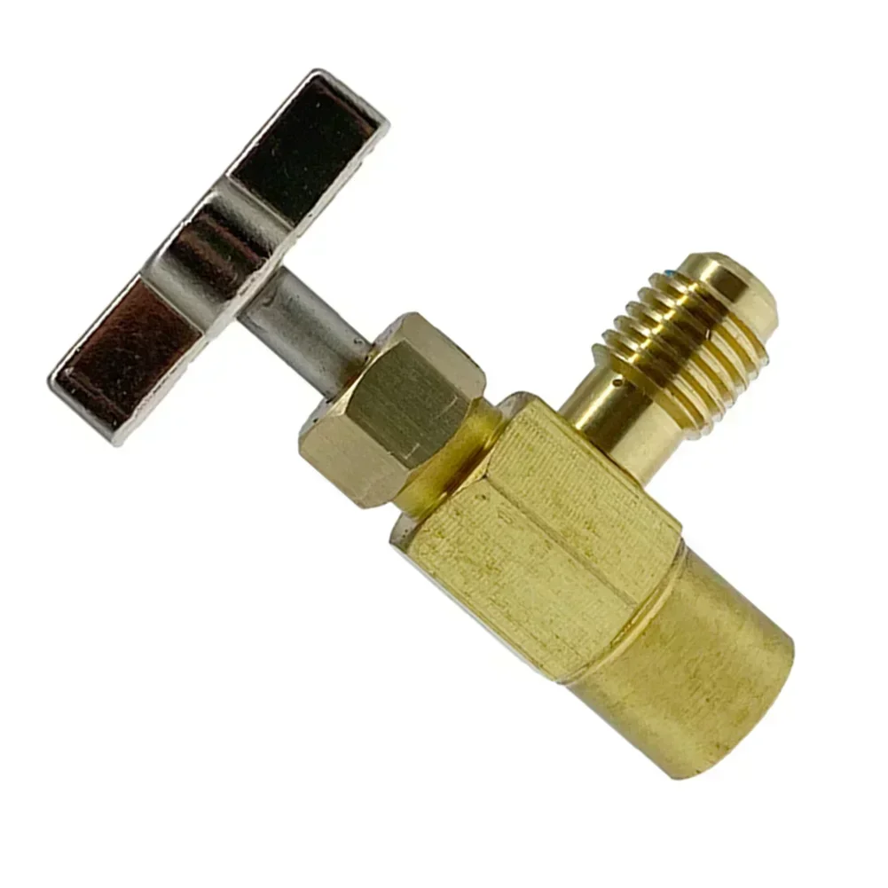 Self Sealing Can Tap 2-1/2inch With 2x Adapters Fit Honeywell Or Other R-1234yf Cans 1/2