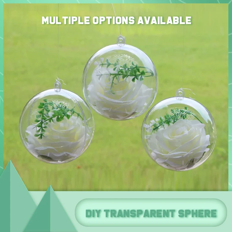

5Pcs/Set Round Heart Egg Shape Bath Bomb Mold Mould Plastic Clear Ball Sphere Bath Bomb Accessories Fillable Ball DIY Bath Tool