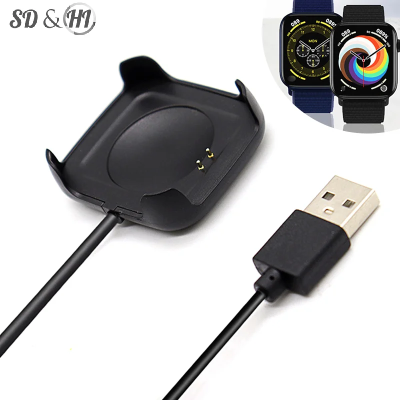 

Магнитное зарядное устройство для смарт-часов, зарядный USB-кабель, заряжаемый адаптер для смарт-часов HW18