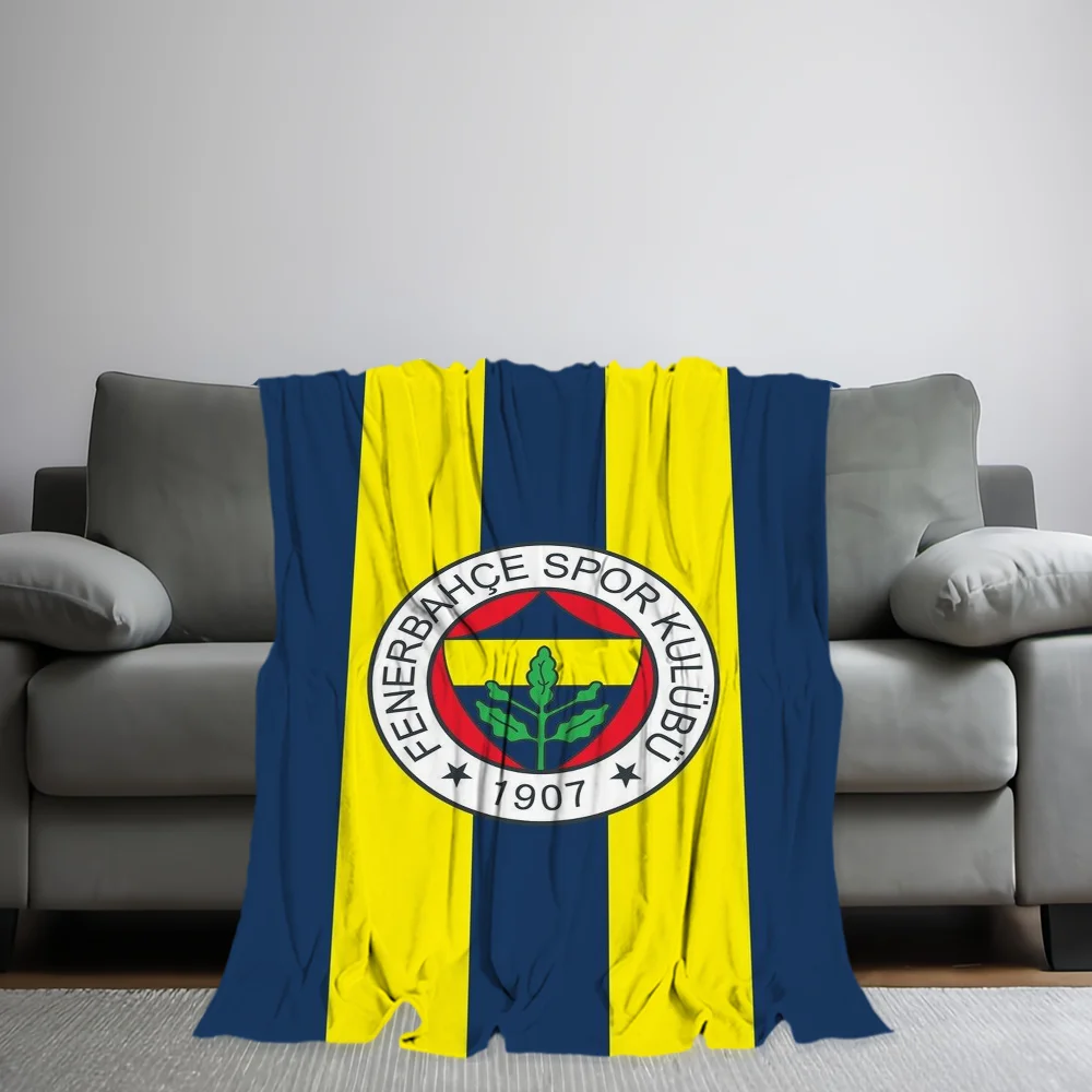 F-FenerbahceS Skicomfort warm Soft Home Kids Lunch Blanket Suitable for Living Room Office Daily Travel Gifts 2