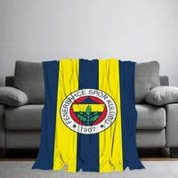 F-FenerbahceS Skicomfort warm Soft Home Kids Lunch Blanket Suitable for Living Room Office Daily Travel Gifts 2