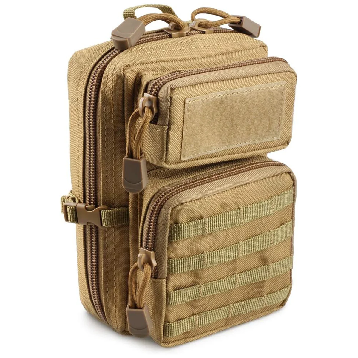 Compact Tactical Utility Pouch with EDC and Medical Storage