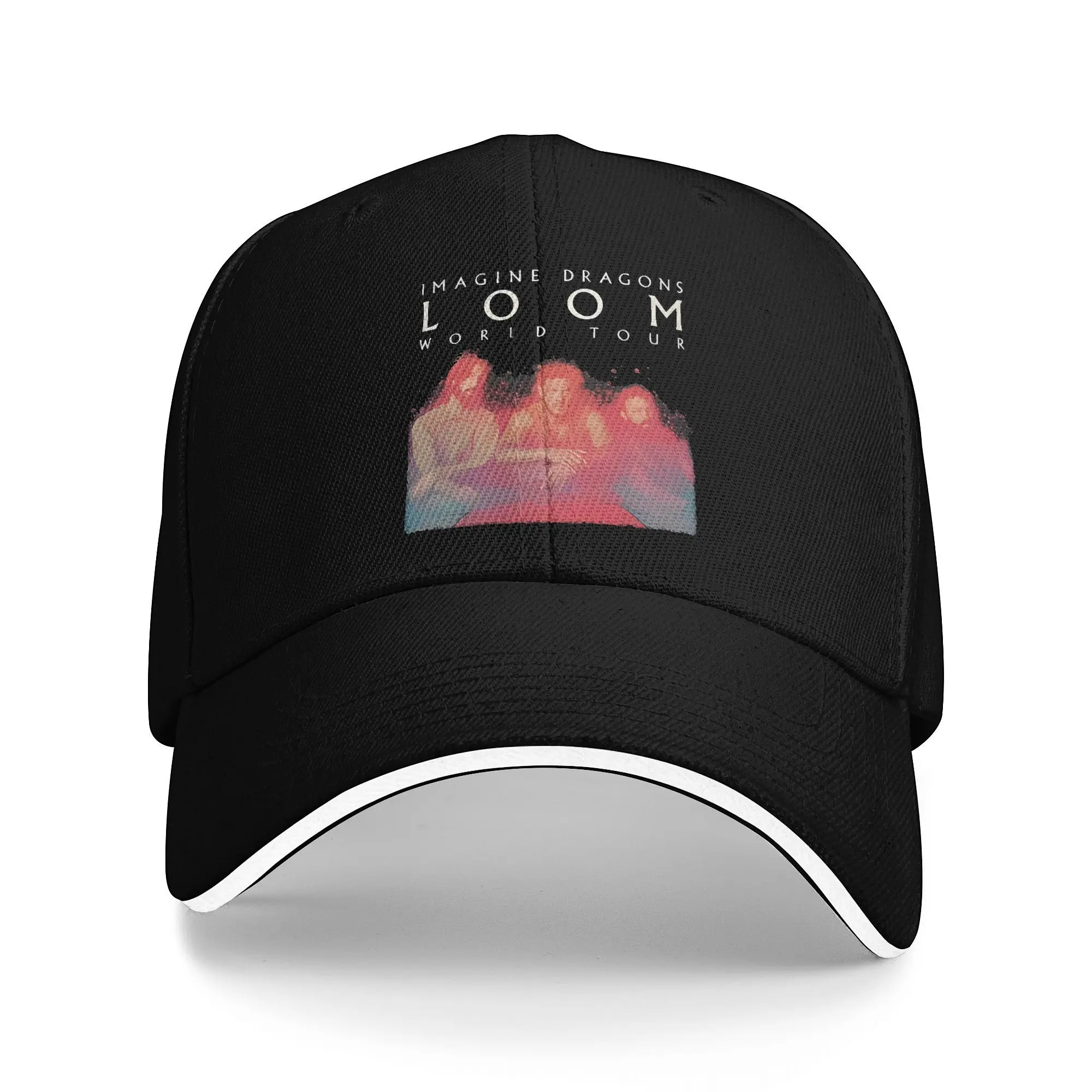 Gorra de béisbol de moda para hombre y mujer Imagine Dragons Band Loom Tour 2024, gorra de papá, gorra de golf, ajuste ajustable