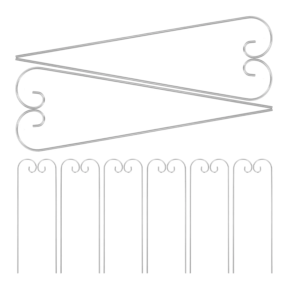 Crochet De Berger Crochets Pour étiquettes De Jardin Supvox - Lot De 2, Fer Argenté Etiquette Plante Exterieur