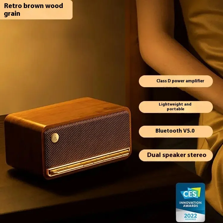 Retro M230 Speaker Bluetooth Wireless Mood Portable Sound Bar Long Endurance Waterproof Audio For Boy Girl Desktop Bluetooth Speaker Portable Speaker Mini Bluetooth Speaker