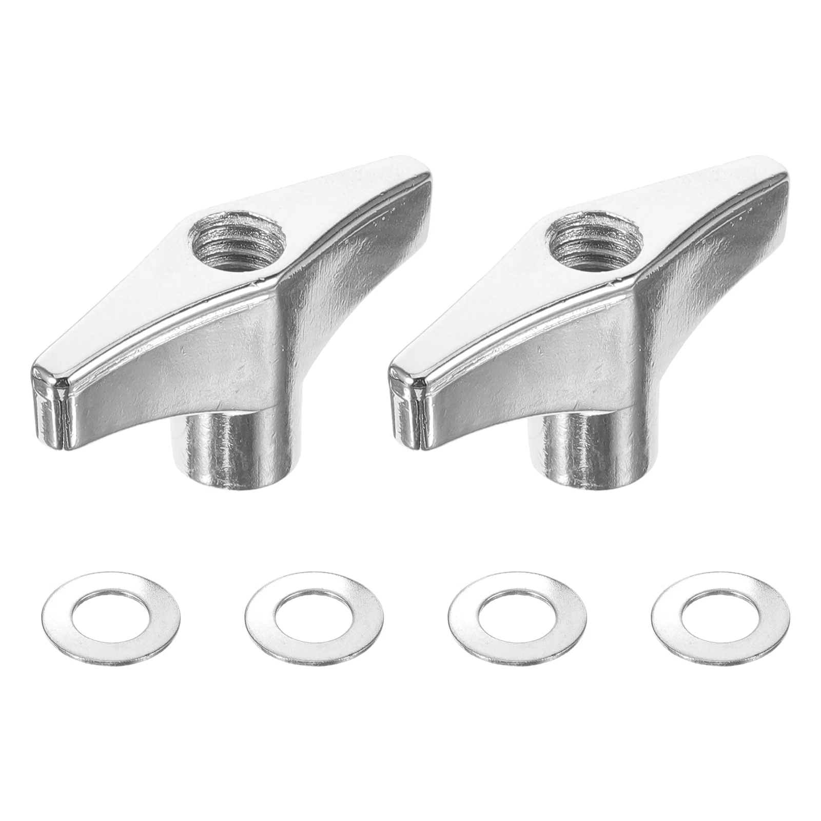 Cymbal Fixing Screw Cap Wiper Mounting Nut Snare Drum Stand Knob Jazz Set Accessories Gasket Butterfly Wingnut Metal