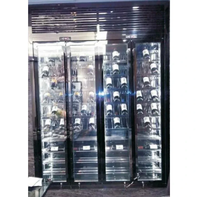 Stainless steel 5-22 Celsius degree wine refrigerator