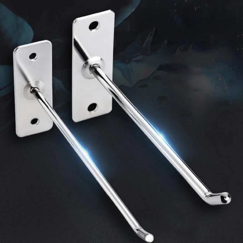 Wall Hook Nail Wall Display lewelry Hook Mobile Phone Accessories Single Line Hook Steel Hardware Tool Hammer Pliers Wall Mount 2 pcs crystal u shaped hook curtain wall hook zinc alloy curtain accessories durable and sturdy wall hook