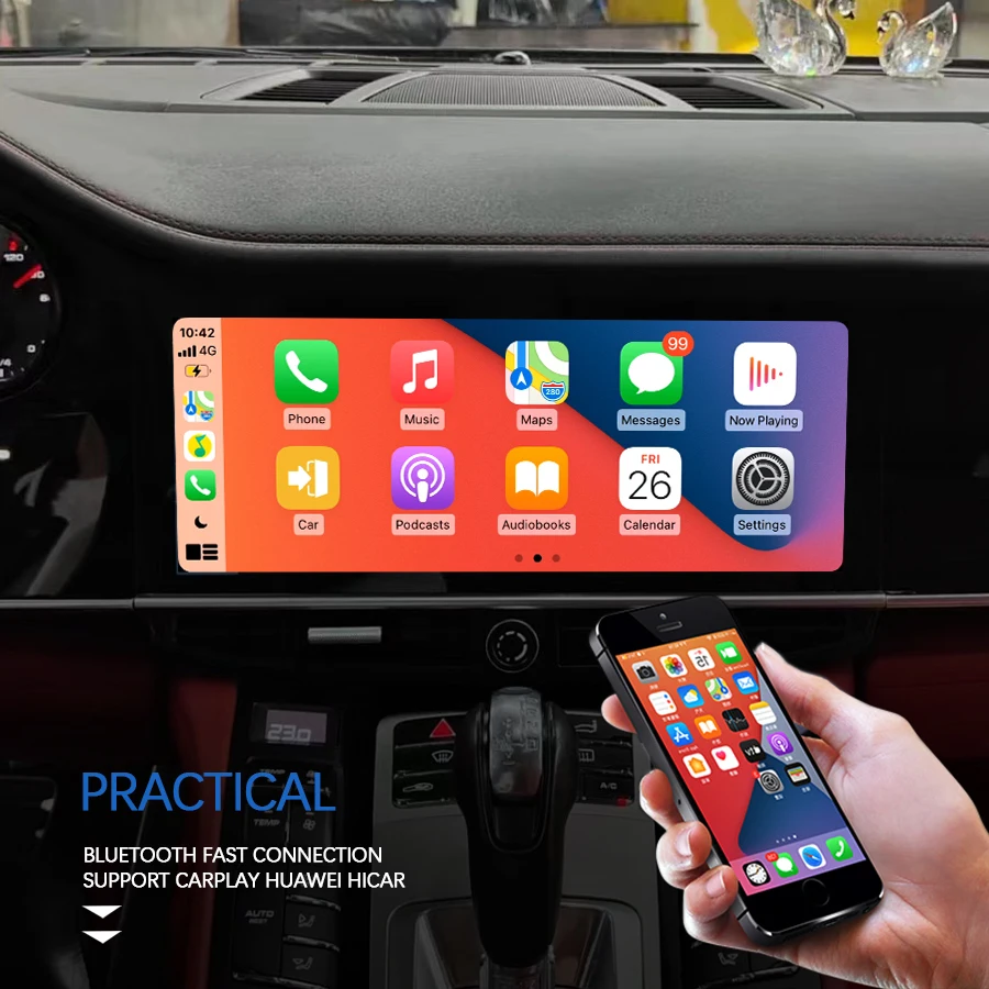 10.9 Inch+11.4 Inch Dual Screen Carplay For Porsche Panamera 970 2010-2016 Upgra
