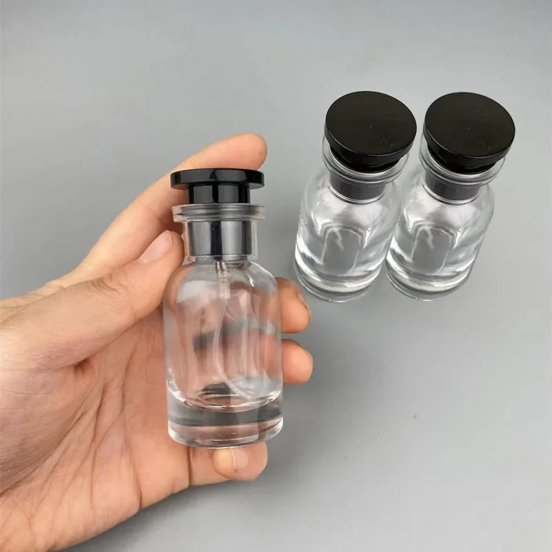 1/2/3/4/5 Stück 30 ml Glas leer nachfüllbar Parfümflasche Zylinder, Reise tragbare Parfümzerstäuber Probenflasche – Detail 5