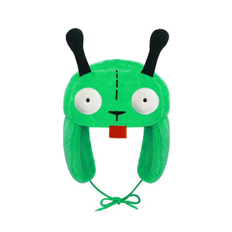 Winter Hat Kids 3D Eyes Green Invader ZIM GIR Dog