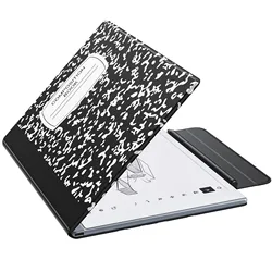 Sleek Magnetic Tablet Case with Pen Holder & Protective Clasp for Remarkable 2 (Black Notebook)