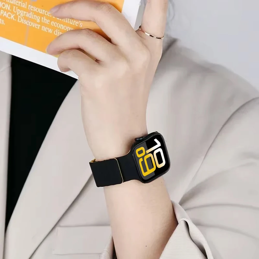 Sleek Magnetic Silicone Strap
