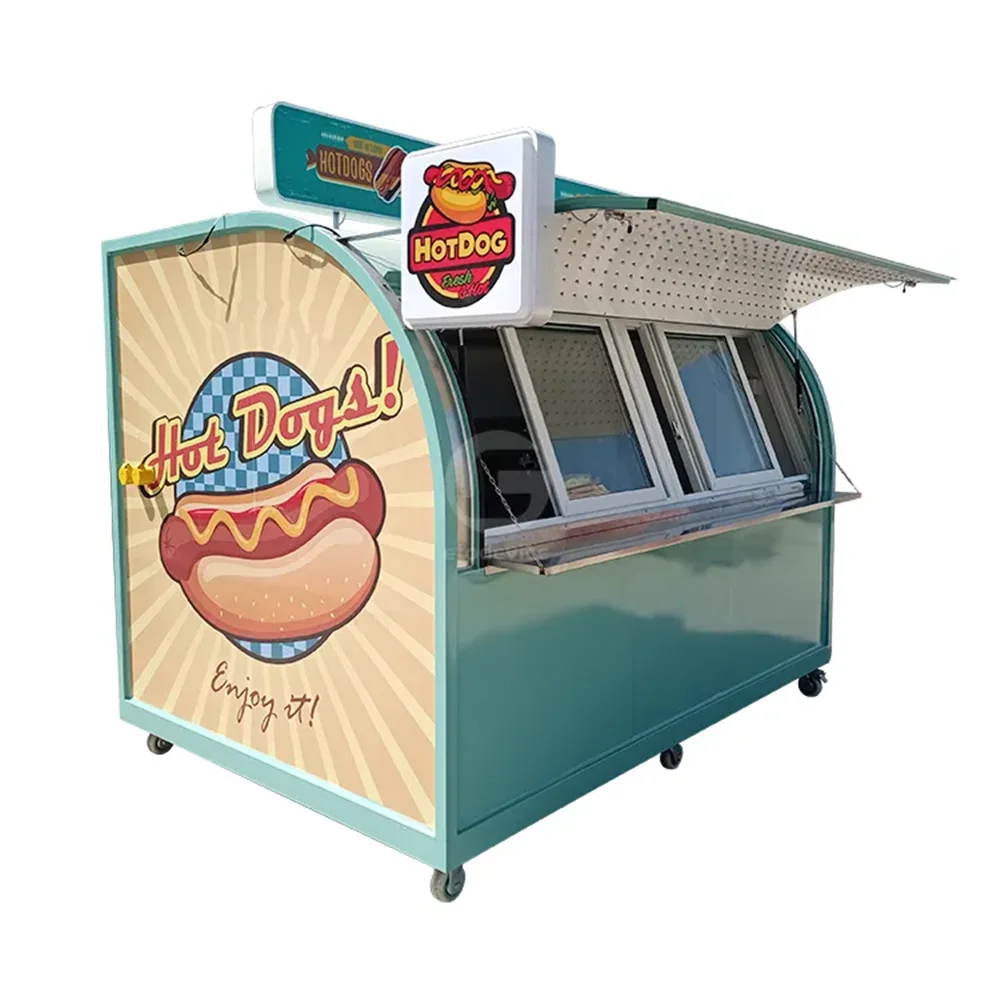 

Американская Коммерческая тележка Hotdog, Мобильная тележка для еды, трейлер для продажи мороженого, кофе-бара, фритюрницы, пиццы, еды, трейлер