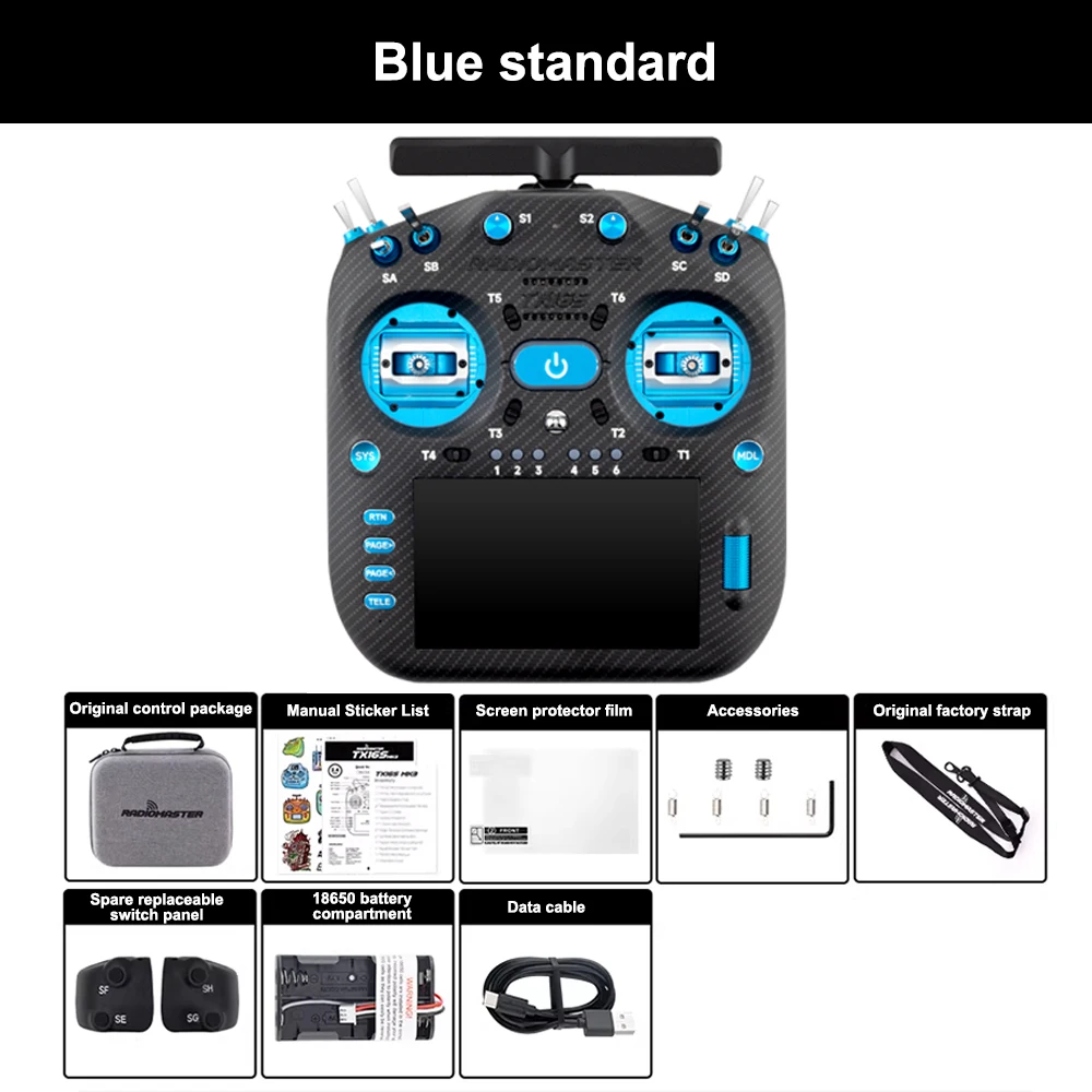 Blue standard