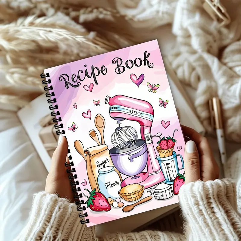 Recipe Logbook: Empty Cookbook Planner for Meal Prep and Baking Beginners
