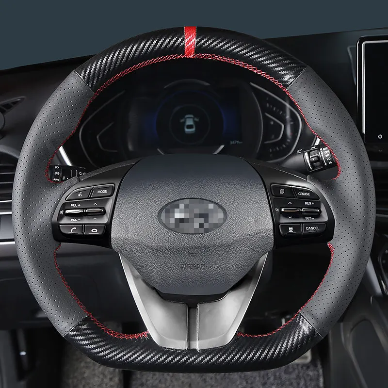 

Чехол на руль для Hyundai Elantra 4 2016-2019 Ioniq 2017-2019