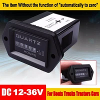 1PCS Car Engine Accessories DC12-36V Electromechanical Hour Meter Counter Gauge Boats Cars Trucks Tractor Hourmeter 1