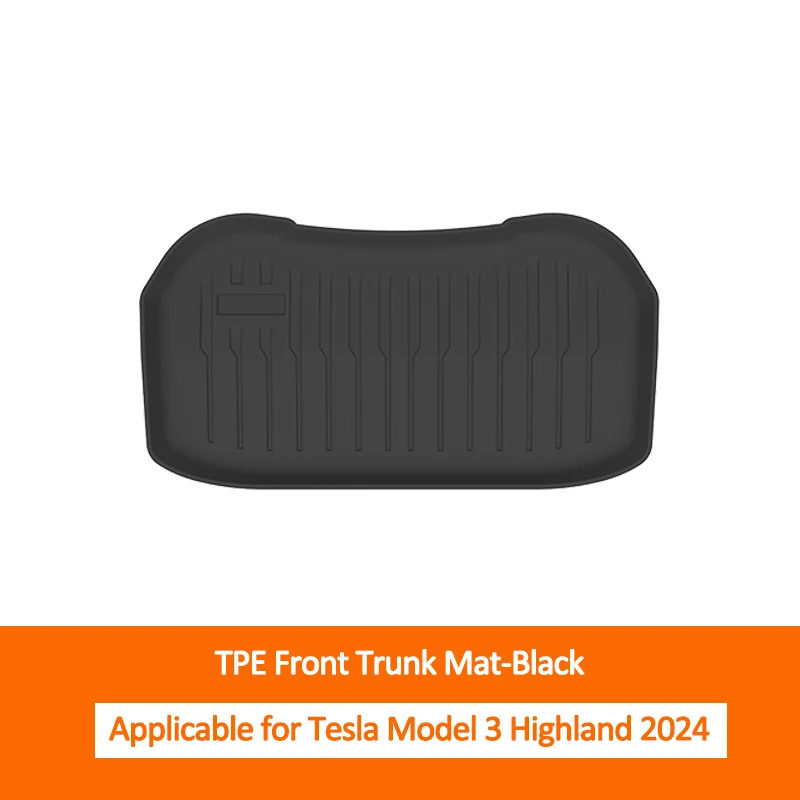 Floor Mat Car Floor Mats Floor Mats Tesla New Model 3 Highland Front Trunk Pad & Rear Lower TPE Trunk Mats Model 3 Auto Accessories