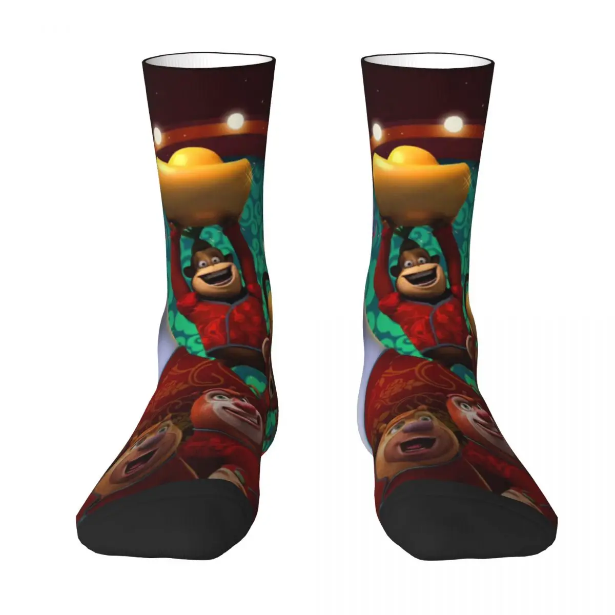 

Boonie Bears Men Women 3D Socks Motion Beautiful Spring, Summer, Autumn, and Winter Dressing Gifts